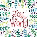 Onderzetter: Kerst – Joy to the World