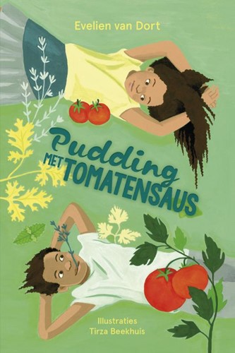 Pudding met tomatensaus