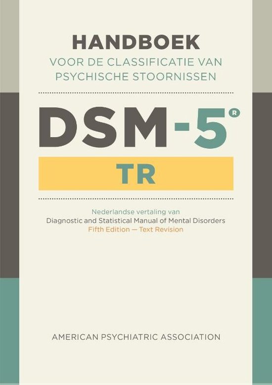 Handboek voor de classificatie van psychische stoornissen (DSM-5-TR) (Hardcover)